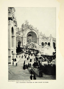 1903 Print Paris Exposition Champ Mars Chateau D'Eau Historical Image XGFD2
