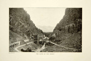 1903 Print Sahara Desert Road Landscape Algeria Africa Historical Image XGFD2