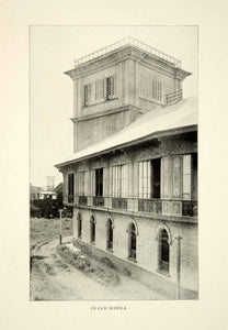 1903 Print Architecture Old Manila Philippines Capital Historical Image XGFD2