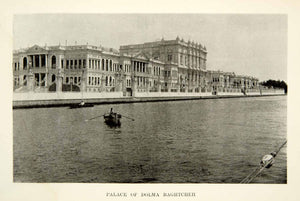1900 Print Palace Dolma Baghtcheh Historical View Turkey Famous Landmark XGFD7