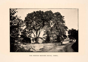 1901 Halftone Print Quaker Friends Meeting House Wesleyan Chapel Tirril XGGA4