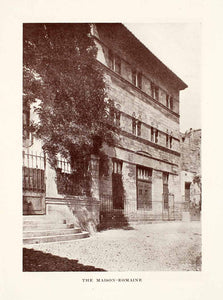 1920 Print Maison Romaine Saint-Gilles Roman House Landmark France XGGA5