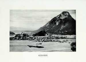 1928 Print Kufstein Tyrol Austria Inn Valley Cityscape Landscape Mountains XGGA7