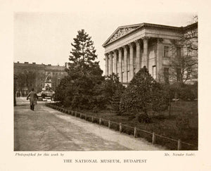 1914 Halftone Print Hungarian National Museum Budapest Mihaly Pollack XGGA8