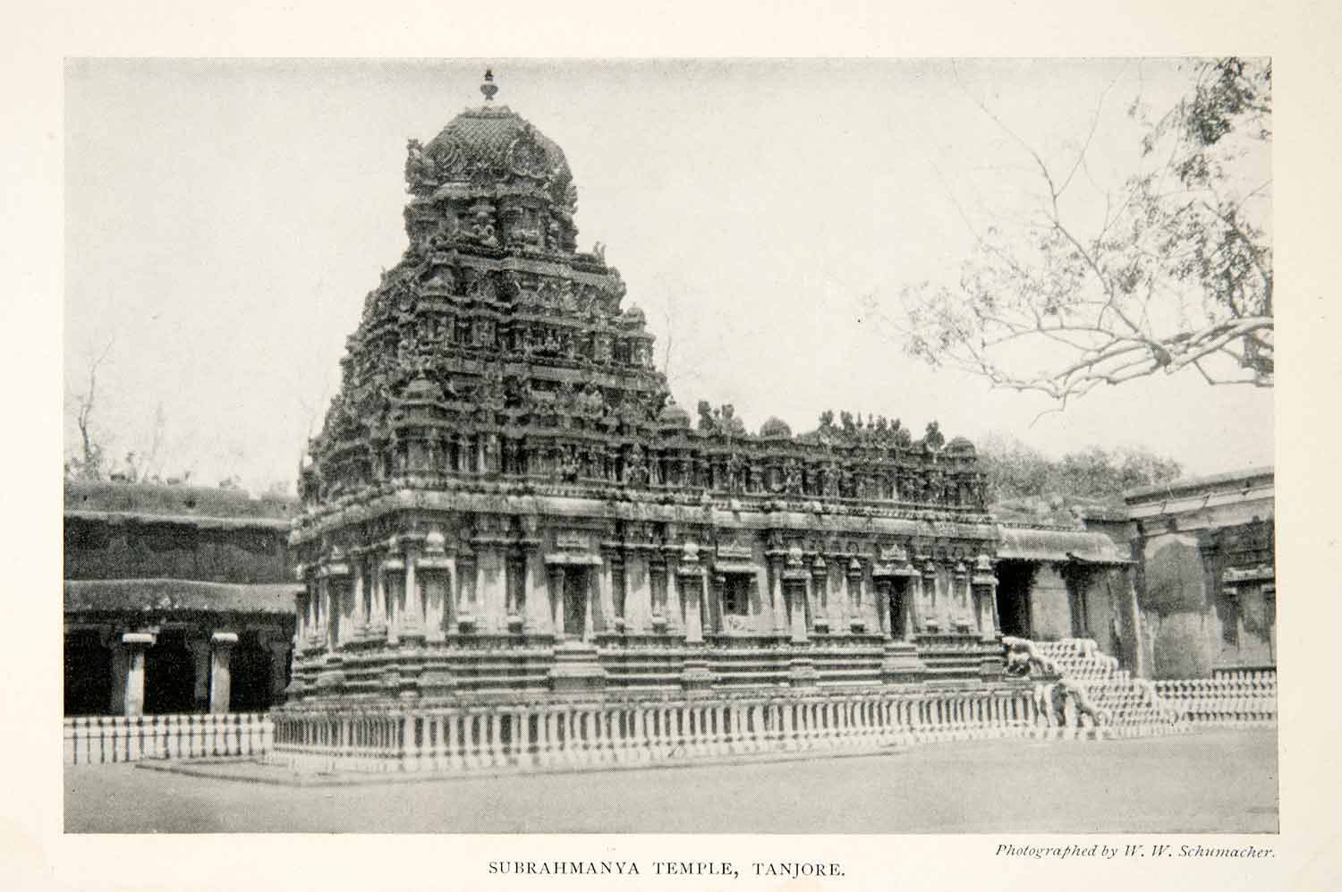 1905 Print Kukke Subrahmanya Temple Tanjore Karnataka India Religion Hindu XGGB2