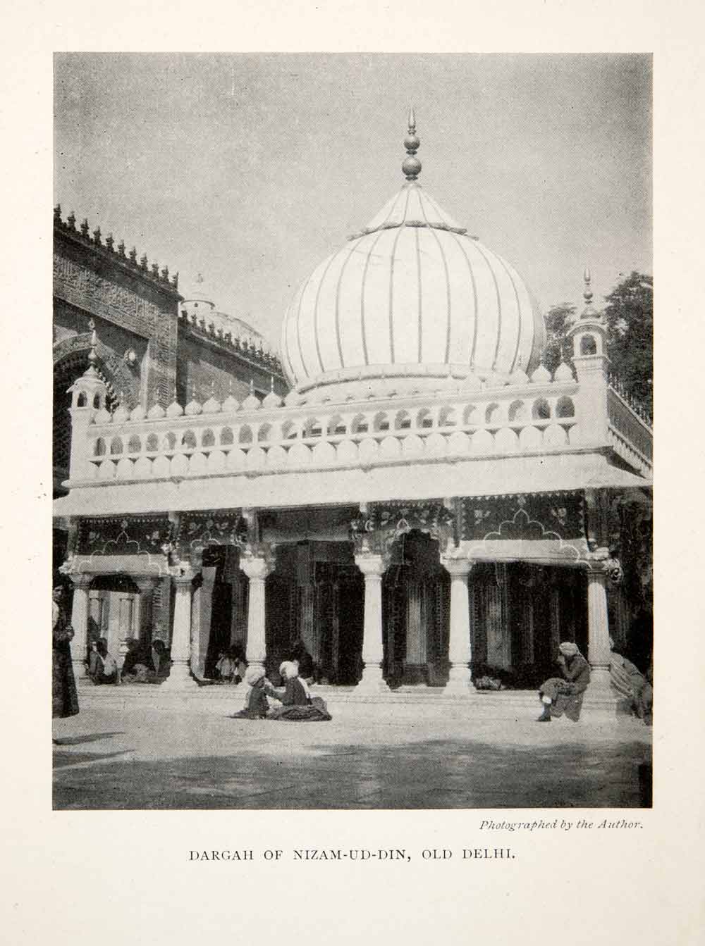 1905 Print Dargah Nizam-ud-Din Old Delhi India Cityscape Monument Religion XGGB2