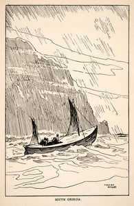 1930 Print South Georgia Island Atlantic Ocean Shackleton Stanley Rogers XGGC7