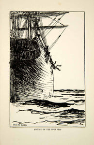 1930 Print Atlantic Ocean Mutiny High Seas Ship Mutineers Stanley Rogers XGGC7