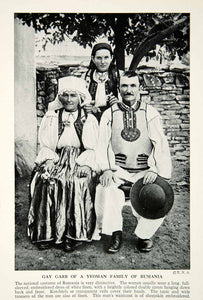romanian dress 1938 Print Romania Traditional Costume Fashion Dress Historical Image – Period Paper Historic Art LLC