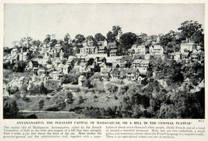 1938 Print Antananarivo Madagascar Africa Cityscape Tananarive Residential XGGD5