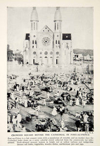1938 Print Cathedral Our Lady Assumption Port-au-Prince Haiti Roman XGGD5