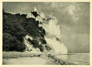 1949 Print Mons Klint Moen Cliff Denmark Natural History Mon Coastal XGH9