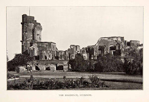 1903 Print Lucknow India Archaeological Remains Ruins Ancient Architecture XGHB2