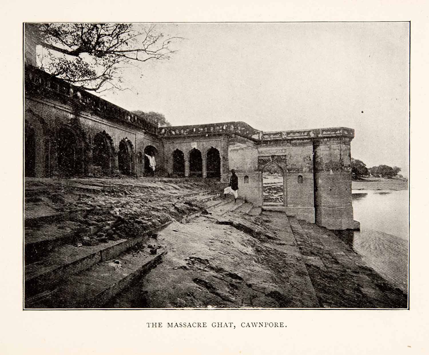 1903 Print Massacre Ghat Cawnpore East India Uprising 1857 British Battle XGHB2