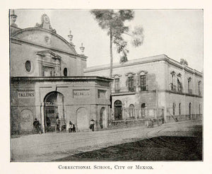 1897 Print Mexico City Correctional School Crime Children Juvenile Jail XGHC2