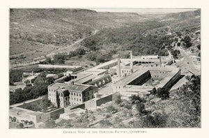 1897 Print General View Hercules Factory Queretaro UNESCO Historical XGHC2