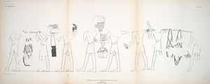 1910 Print Hieroglyphics Menkheperraseneb Priest Egypt Pharaoh Thutmose XGHC5