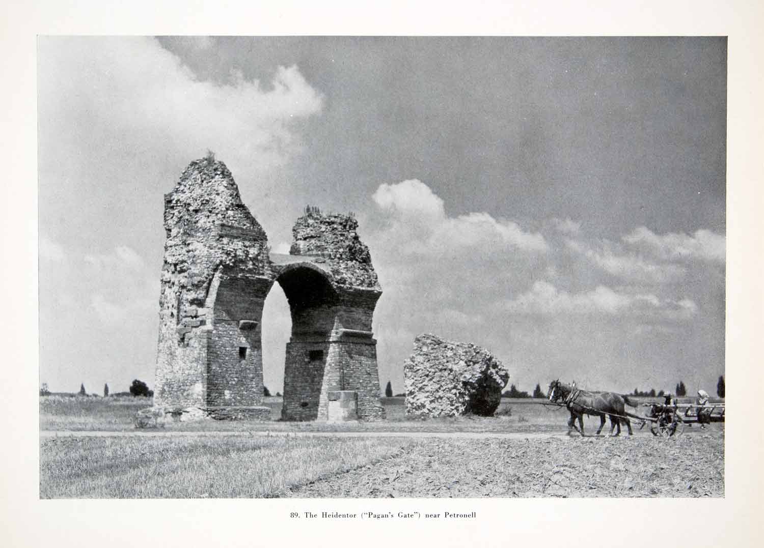 1956 Print Hedonator Pagan's Gate Petronell Austria Nawrath Alfred XGHC9