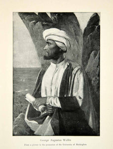 1904 Print Portrait Georg Augustus Wallin Abd al-Wali Middle East Explorer XGHD5