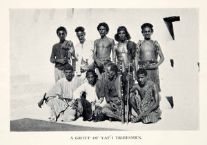 1932 Print Yaf'i Tribesmen Arabia Felix Traditional Ethnic Middle East XGHD7