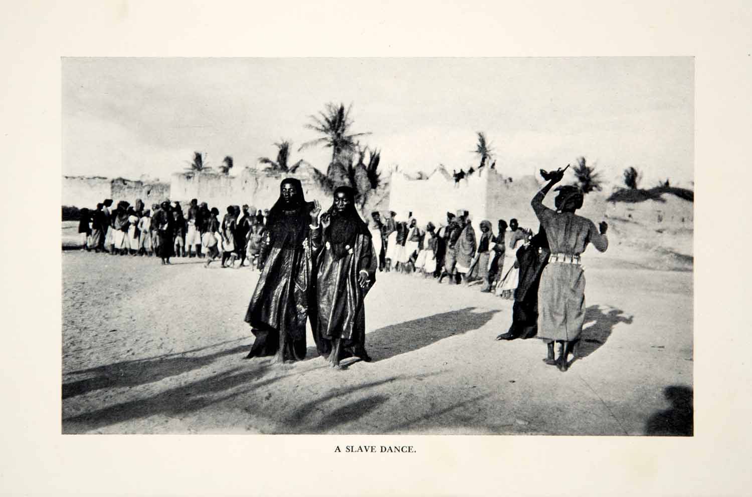 1932 Print Slave Dance Arabia Felix Middle East Costume Traditional Ethnic XGHD7