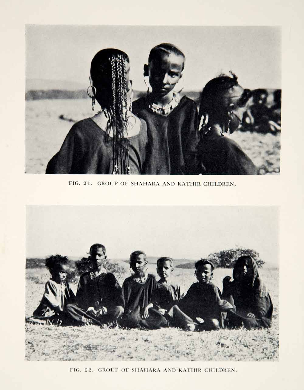 1932 Print Shahara Kathir Children Middle Eastern Peoples Middle Eastern XGHD7