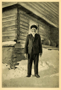 1902 Print Mountain Chief Kampesaeter Norway Norge Portrait Snow Bank XGI8