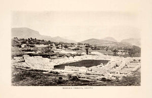 1908 Print Basilica Urbana Salona Croatia Dalmatia Ruins Holbach XGIA1