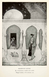 1938 Print Domestic Scene Muhammad Fakirullah Khan Mogul School Indian Art XGIB6