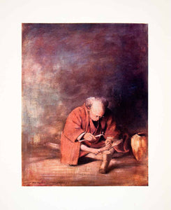 1905 Color Print Mortimer Menpes Oriental Art Japanese Metalsmith XGIC2