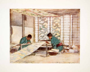 1905 Color Print Mortimer Menpes Oriental Wall Art Japanese Decor Asian XGIC2