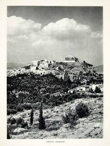 1952 Rotogravure Athens Greece Acropolis Archeology Classical Architecture XGIC3