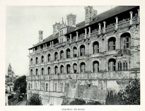 1952 Rotogravure Chateau De Blois Architecture France Royal Loire Valley XGIC3
