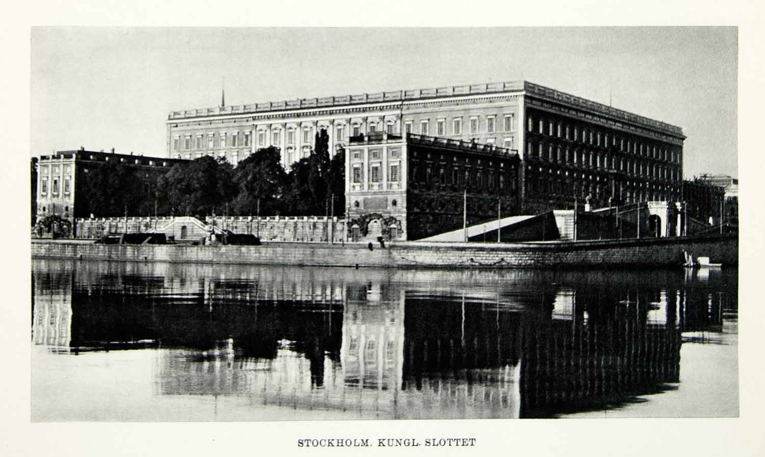1952 Rotogravure Stockholm Sweden Kungl Slottet Royal Palace Architecture XGIC3
