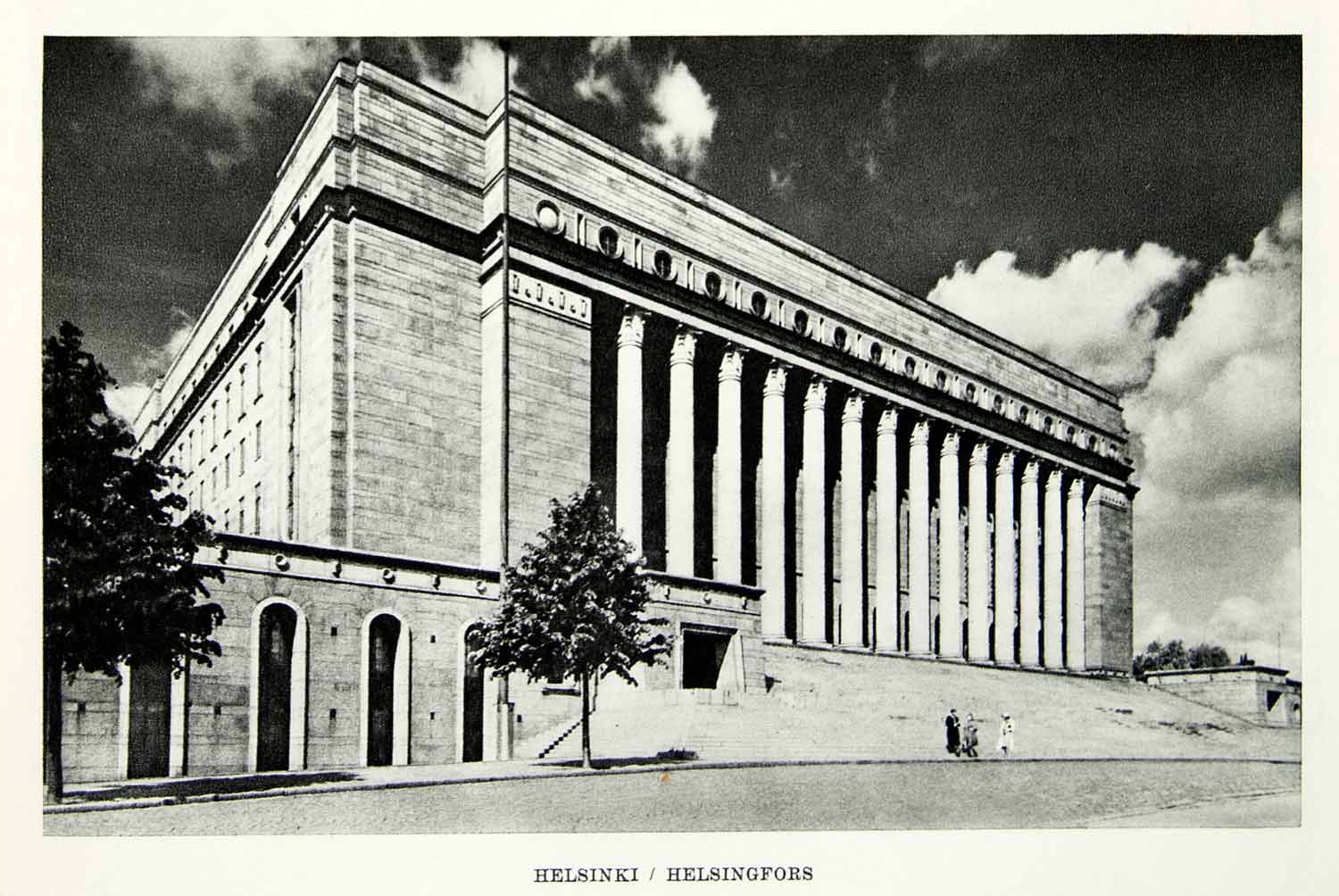 1952 Rotogravure Helsinki Finland Architecture Helsingfors Uusimaa XGIC3