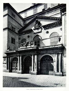 1952 Rotogravure Wien Theater Vienna Architecture Mariahilf District XGIC3