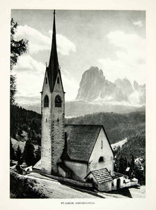 1952 Rotogravure Architecture Church Switzerland St. Jakob Romanesque XGIC3