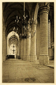 1911 Print Dort Holland Church Colonnade Architecture Religious Historic XGJ3