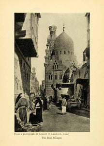 1931 Print Aqsunqur Blue Mosque Cairo Egypt Religion Architecture Historic XGJ5