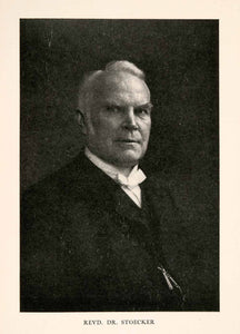 1910 Halftone Print Rev Adolph Stoecker German Berlin Lutheran Politician XGJA4