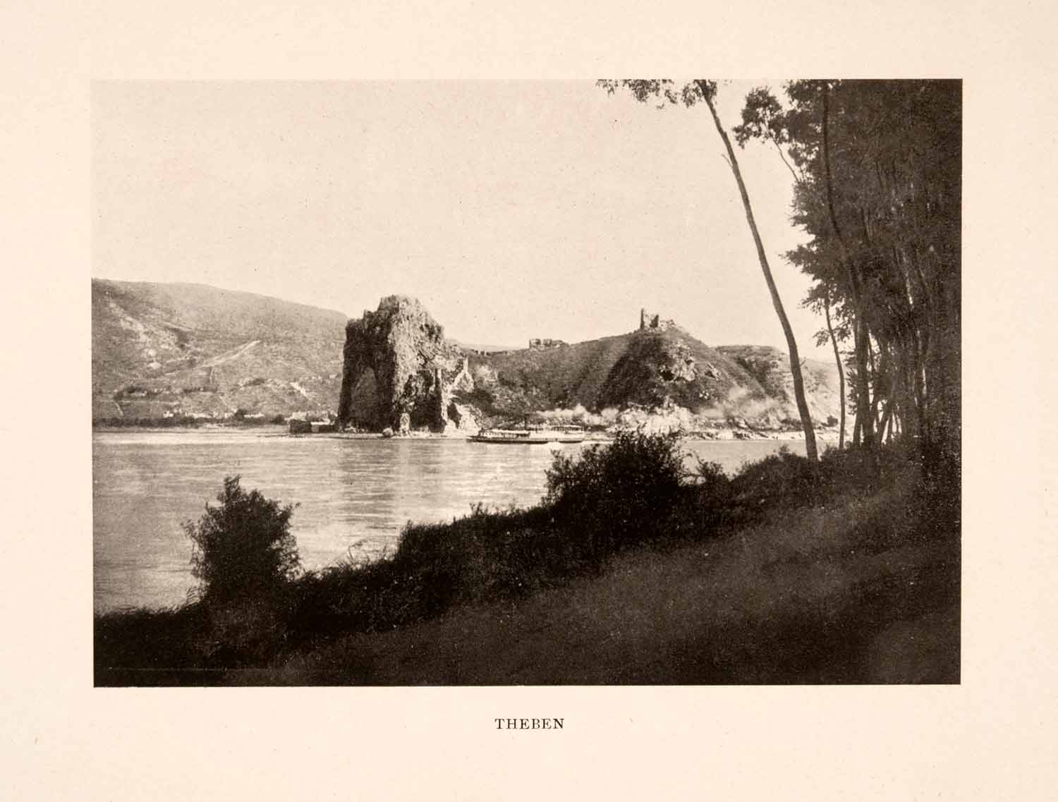 1908 Halftone Print Theben Germany Island Natural History Historic Image XGJA7