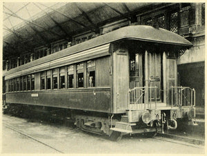 1906 Print Transport Dining Car Argentine Railways Buenos Aires Railroad XGK5
