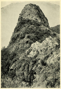 1906 Print Island Juan Fernandez Robinson Crusoe Geological Geology Rock XGK5