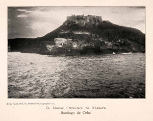1904 Halftone Print El Morro Santiago De Cuba San Pedro De La Roca Castle XGKA3