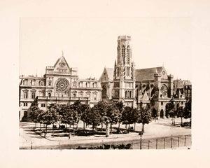 1904 Photogravure Saint-Germain-L'Auxerrois Paris Church Bartholomew XGKA7