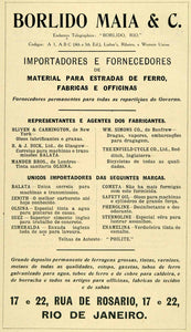 1909 Ad Borlido Maia & C Imports Metal Material Industrial Rua de Rosario XGL2