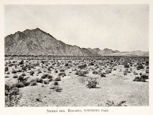 1912 Print Sierra Rosario Mountains Gran Desierto Altar Sonoran Desert XGLB9
