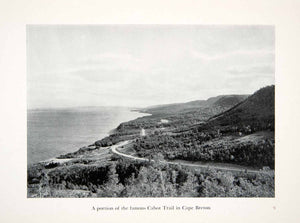 1942 Print Cabot Trail Cape Breton Nova Scotia John Cabot Acadian XGLC1