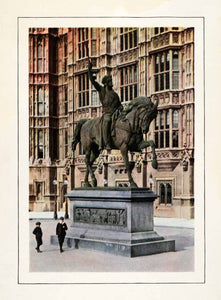 1910 Print Richard Coeur de Lion London House Parliament Costume Fashion XGM2
