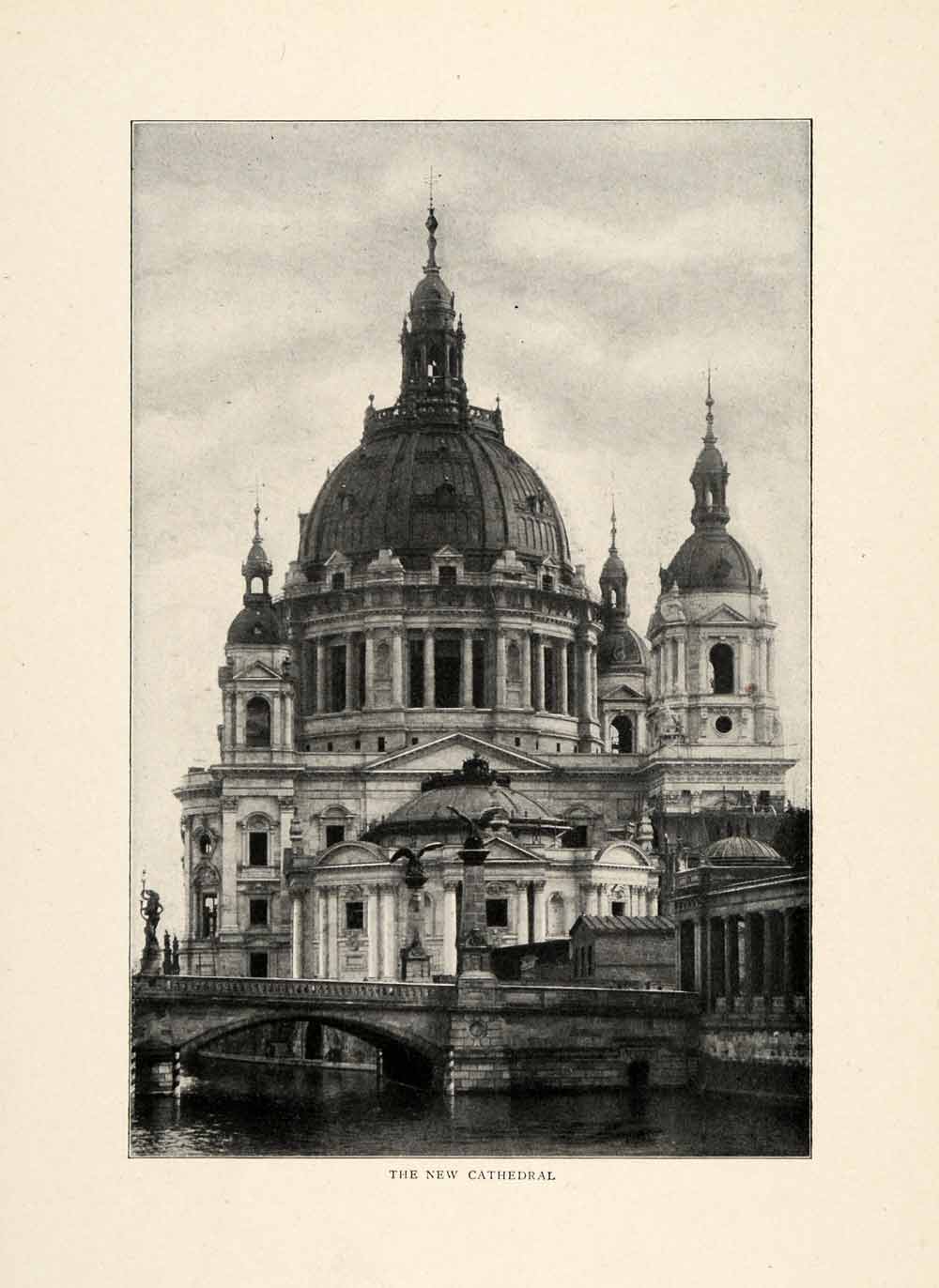 1910 Print Cathedral Berliner Dom Mitte Colln Bohme Boumann Schnikel XGM2